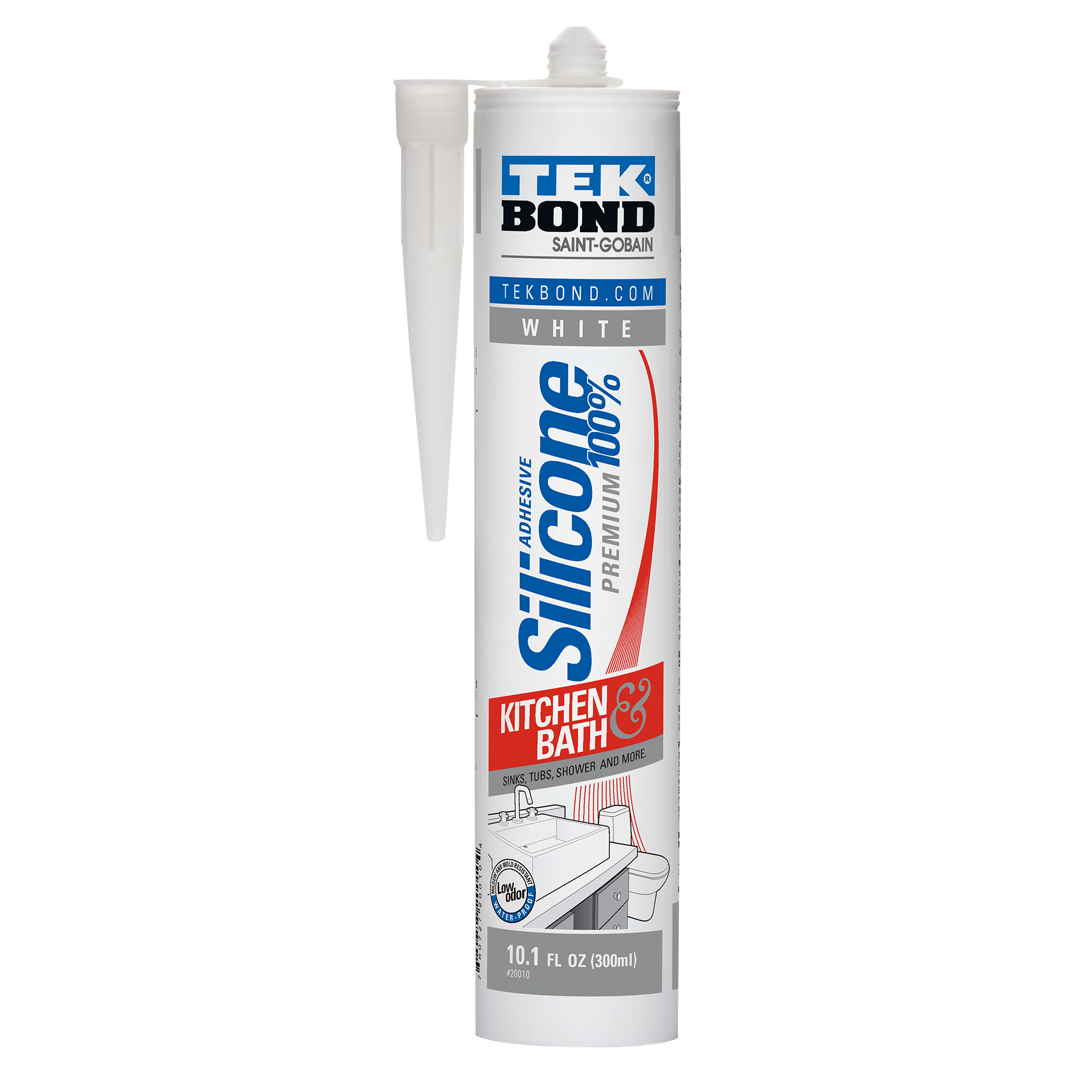 Premium White Kitchen and Bath Sealant Tekbond